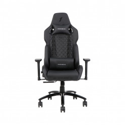 Gaming Chair 1STPLAYER DK2 PRO Black, Napa PU learher for car seats with sponge recombination & mesh, Molded foam, Reinforced steel frame, 3D armrest, 4 class Gaslift, 75mm PU caster, Angle Adjuster:90°-170°,160KG Maximum Weight